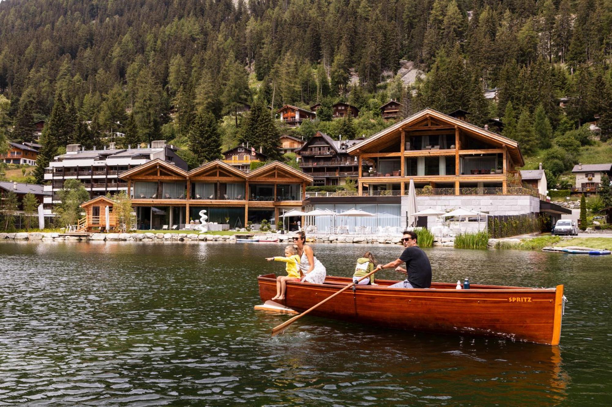 Hotel Au Club Alpin Champex-Lac Exterior foto